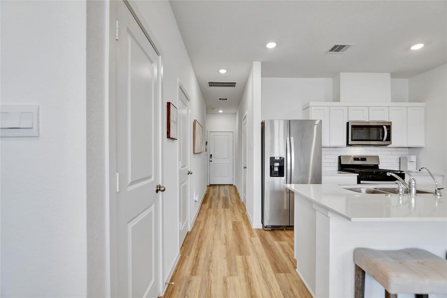 Furnished interior view inside a new home in Legacy Park, Houston (Image 6).