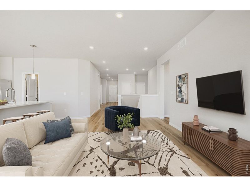 Furnished interior view inside a new home in Farmstead, Berthoud (Image 10).