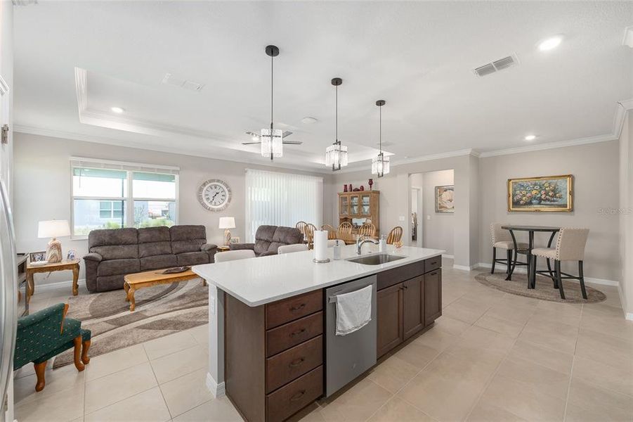 Furnished interior view inside a new home in , Ocala (Image 9).
