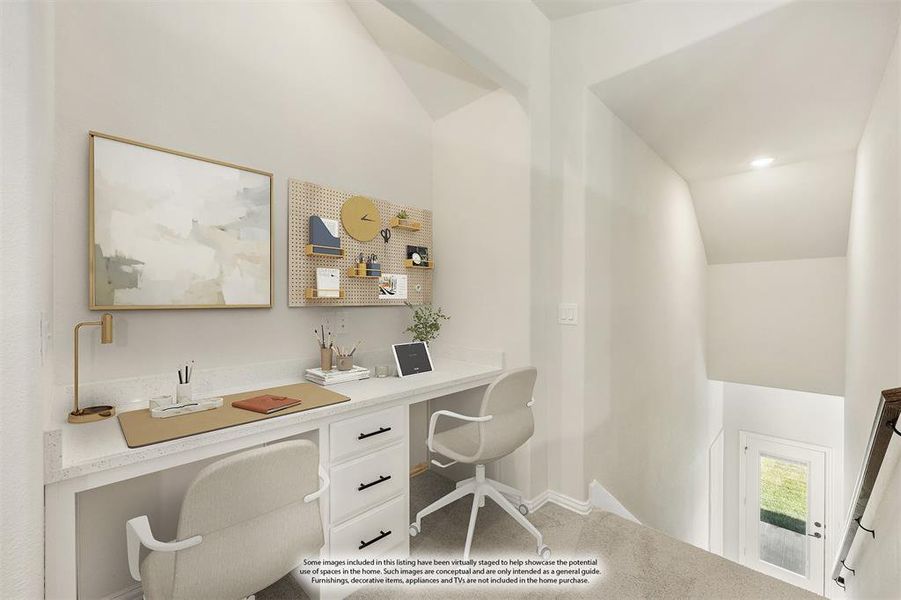 Furnished interior view inside a new home in Woodstone, Providence Village (Image 7). Furnished interior view inside a new home in Woodstone, Providence Village (Image 7).