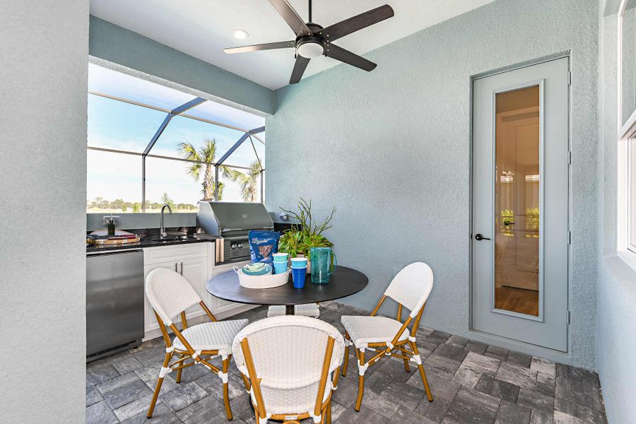 Furnished interior view inside a new home in Windward, Lakewood Ranch (Image 25).