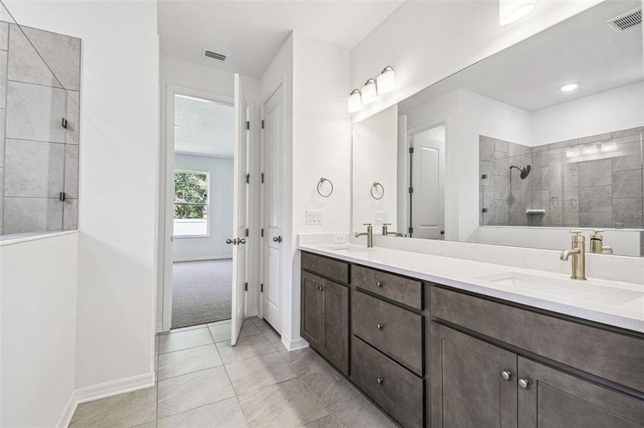 Furnished interior view inside a new home in Cascades at Southern Hills, Brooksville (Image 19).
