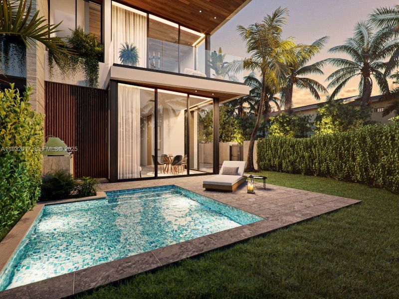 Exterior details and patio area of a home in , Pompano Beach (Image 11).