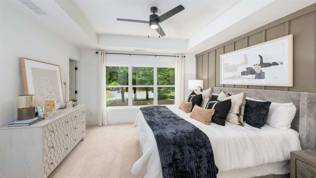 Furnished interior view inside a new home in Overlook at Peachtree Corners, Peachtree Corners (Image 17).