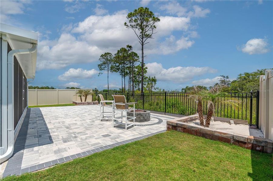 Exterior details and patio area of a home in The Parks at Edgewater, Edgewater (Image 3).
