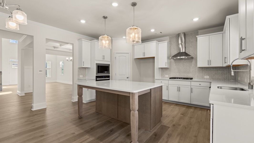 Representative furnished interior of a home built from the Westerly by D.R. Horton in Hamptons at Riverwood East, Dallas (Image 7).