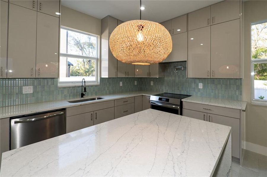 Furnished interior view inside a new home in , Tampa (Image 19).