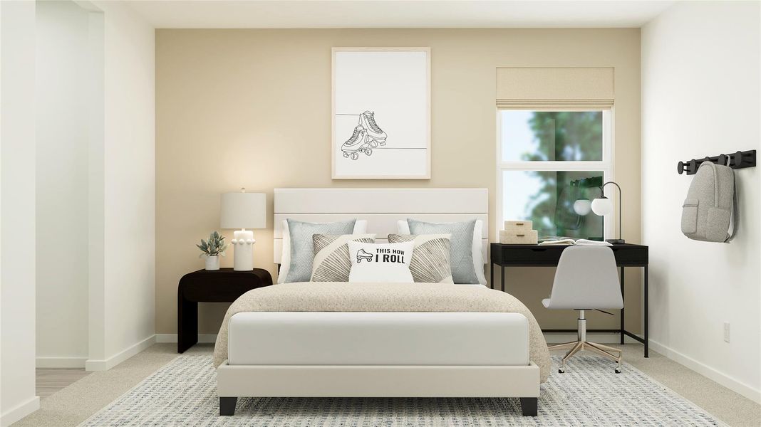 Furnished interior view inside a new home in Meadowlark Preserve, Pflugerville (Image 5).