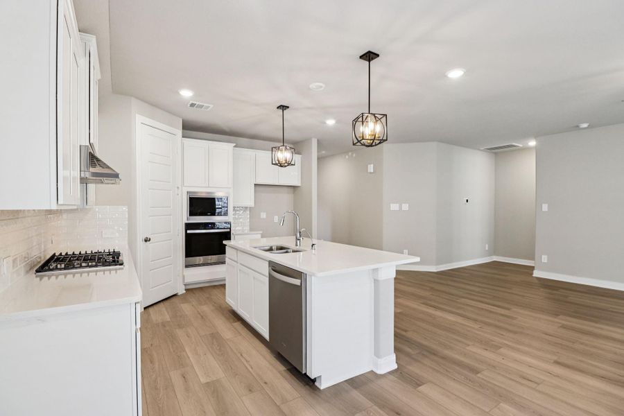 Photo is not of the actual home, but is an inspirational photo of builder’s model home and may depict options, furnishings, and/or decorator features that are not included