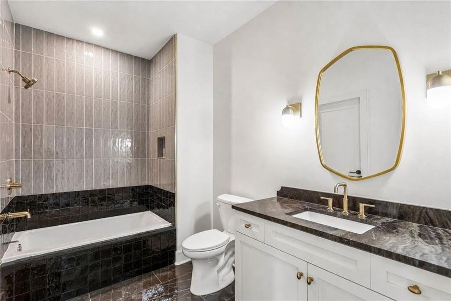 Furnished interior view inside a new home in , Atlanta (Image 10).