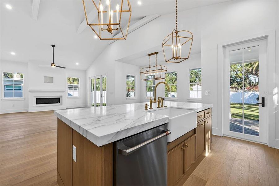 Furnished interior view inside a new home in , St. Petersburg (Image 11).