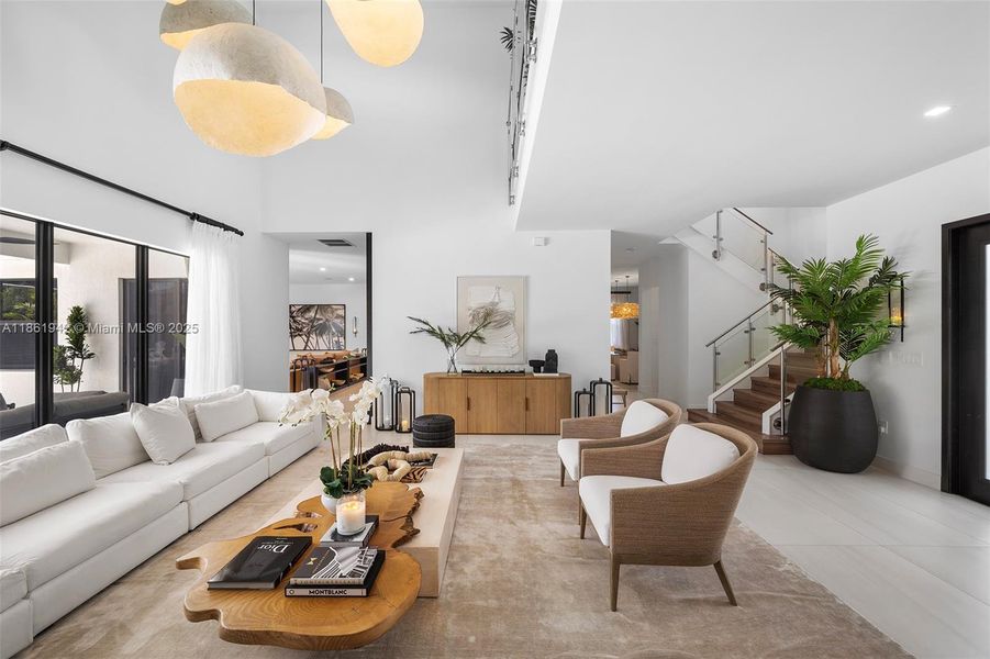 Furnished interior view inside a new home in , Miami (Image 60). Furnished interior view inside a new home in , Miami (Image 60).