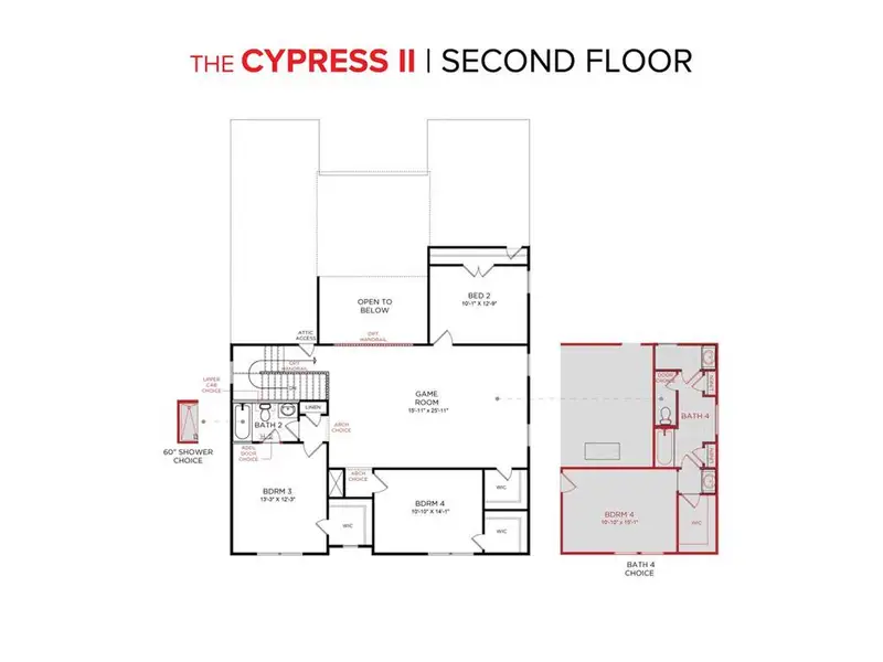 Cypress II Floorplan SF Cypress II Floorplan SF