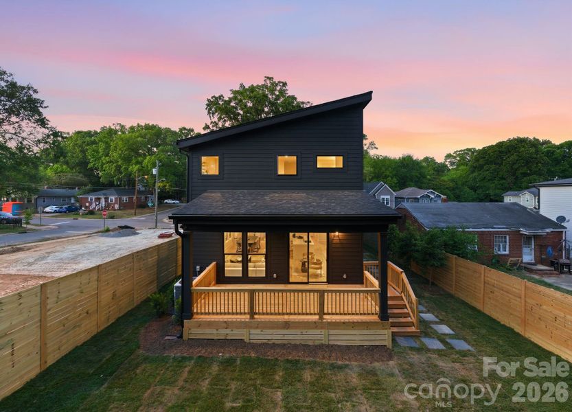 Exterior details and patio area of a home in , Charlotte (Image 29).