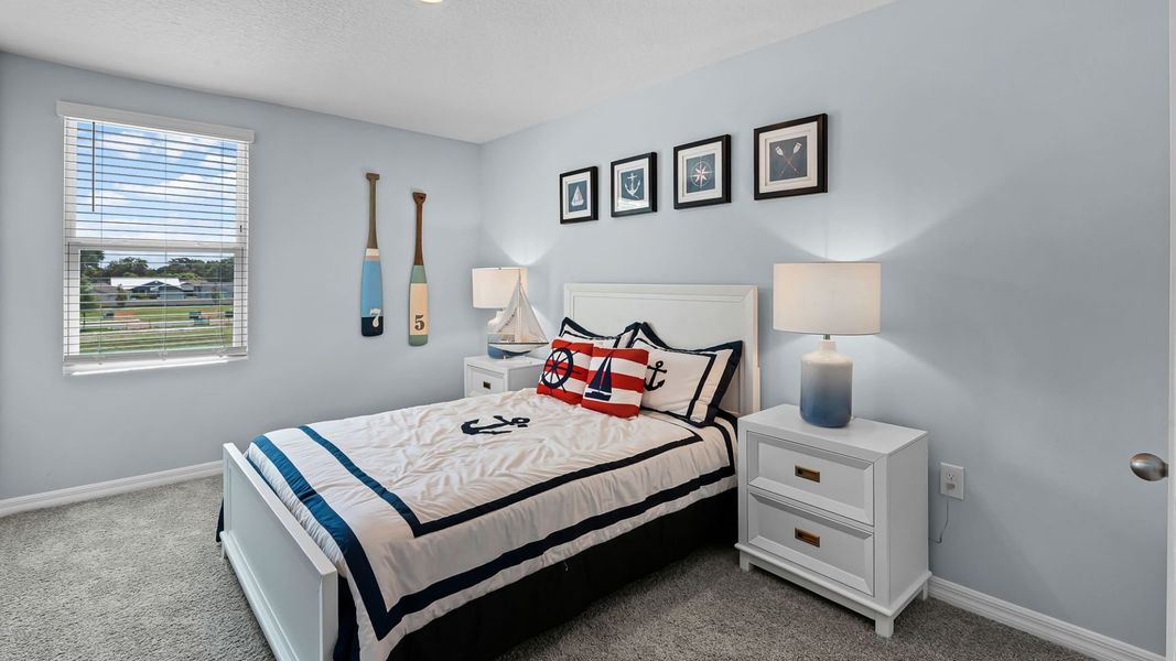 Furnished interior view inside a new home in Evergreen Park, Kissimmee (Image 14). Furnished interior view inside a new home in Evergreen Park, Kissimmee (Image 14).