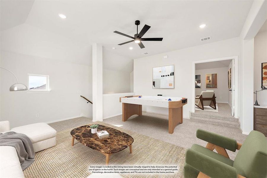 Furnished interior view inside a new home in Waverly Estates, Josephine (Image 7).