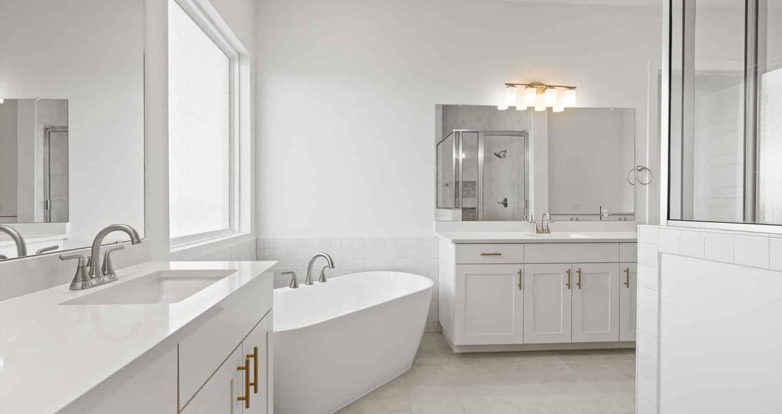 Furnished interior view inside a new home in Sunfield, Buda (Image 8).