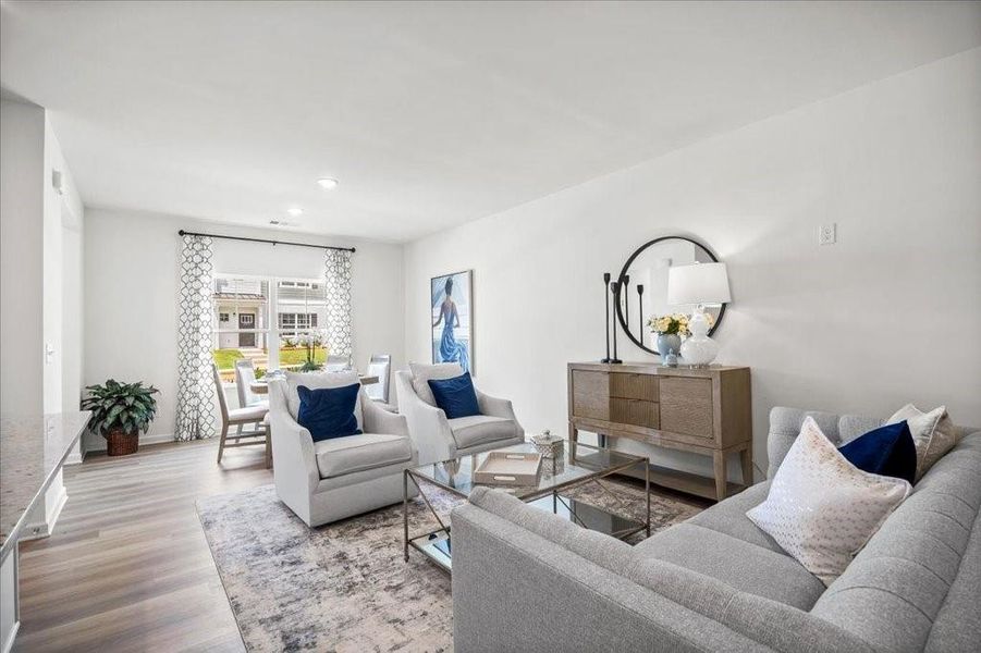 Furnished interior view inside a new home in Old Salem Crossing, Conyers (Image 15).