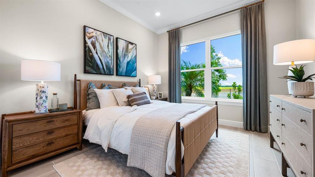 Furnished interior view inside a new home in Esplanade at Coasterra, Palmetto (Image 11).