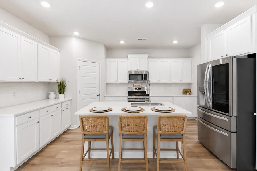 Furnished interior view inside a new home in Limehouse Village: Arbor Series, Summerville (Image 16).