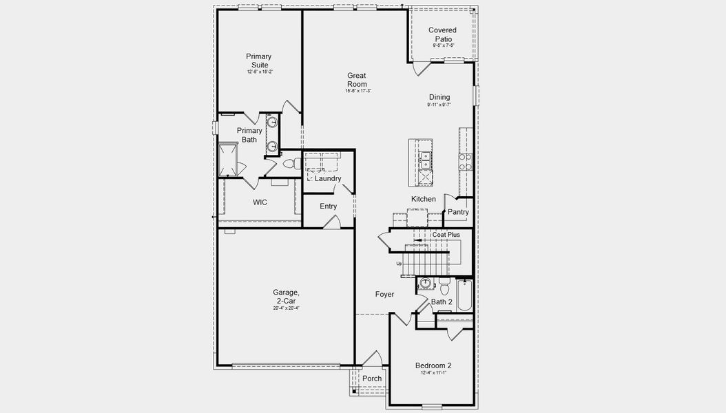 2D floor plan layout for the Cedar Park by Taylor Morrison in Parks at Foster Crossing, Anna, TX (Image 4).