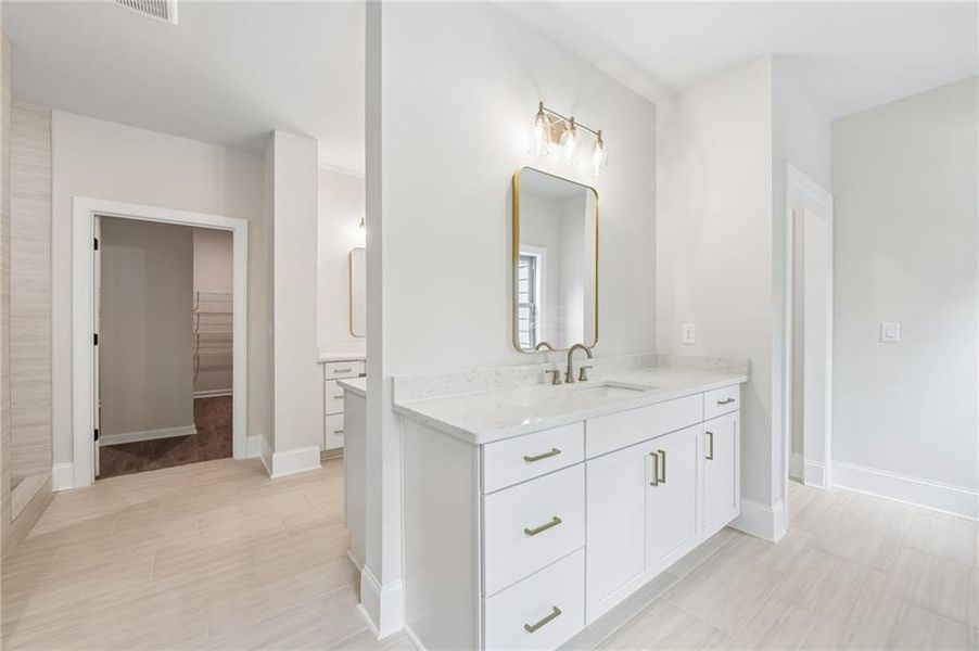 Furnished interior view inside a new home in Waterhaven, Cumming (Image 10).