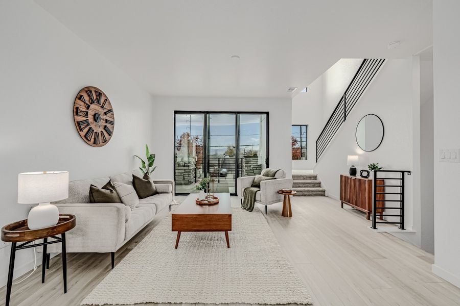 Furnished interior view inside a new home in The Hub at Virginia Village, Denver (Image 11).