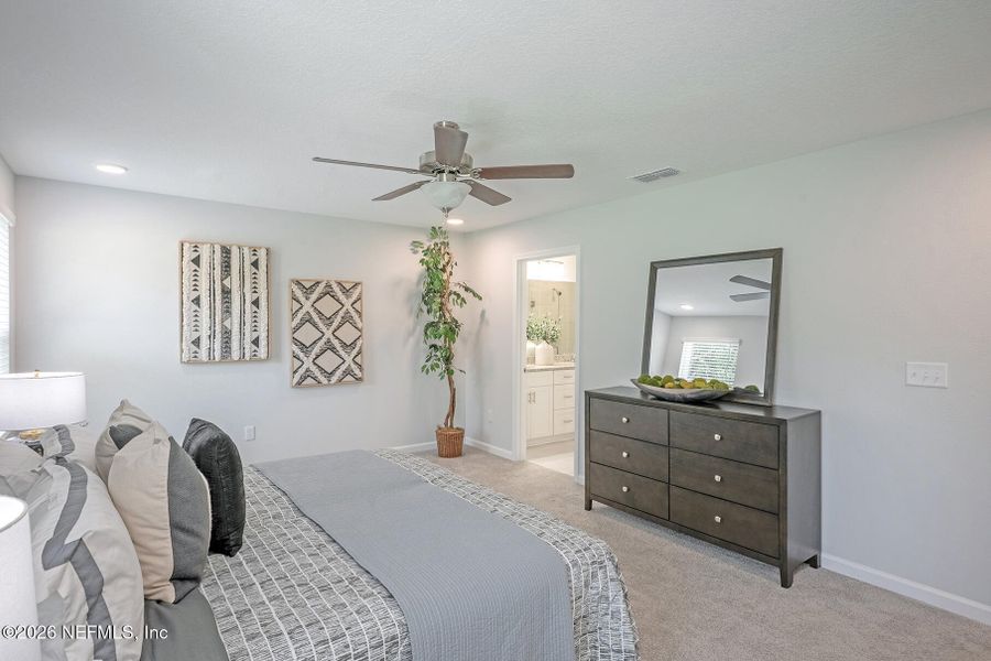 Furnished interior view inside a new home in , Jacksonville (Image 35).
