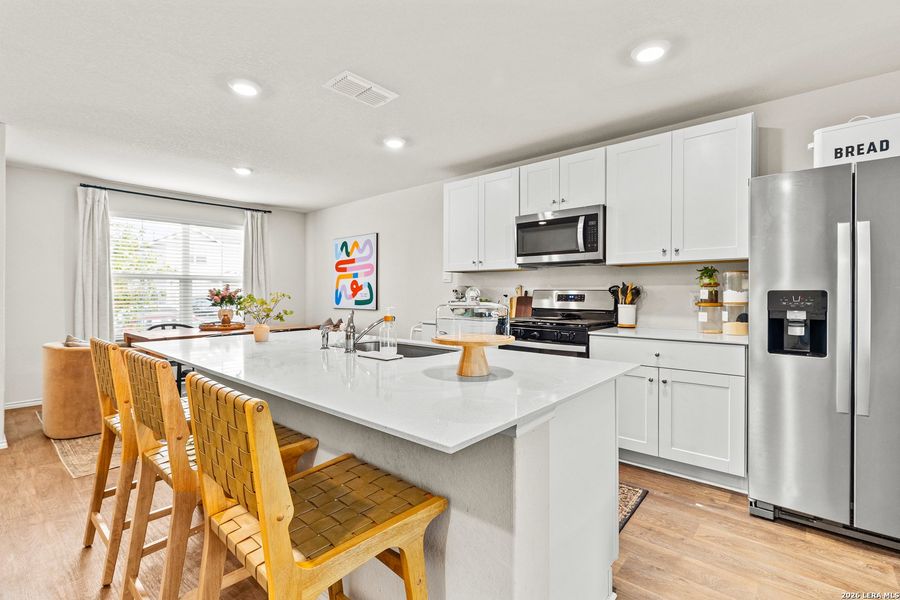 Furnished interior view inside a new home in , San Antonio (Image 27). Furnished interior view inside a new home in , San Antonio (Image 27).