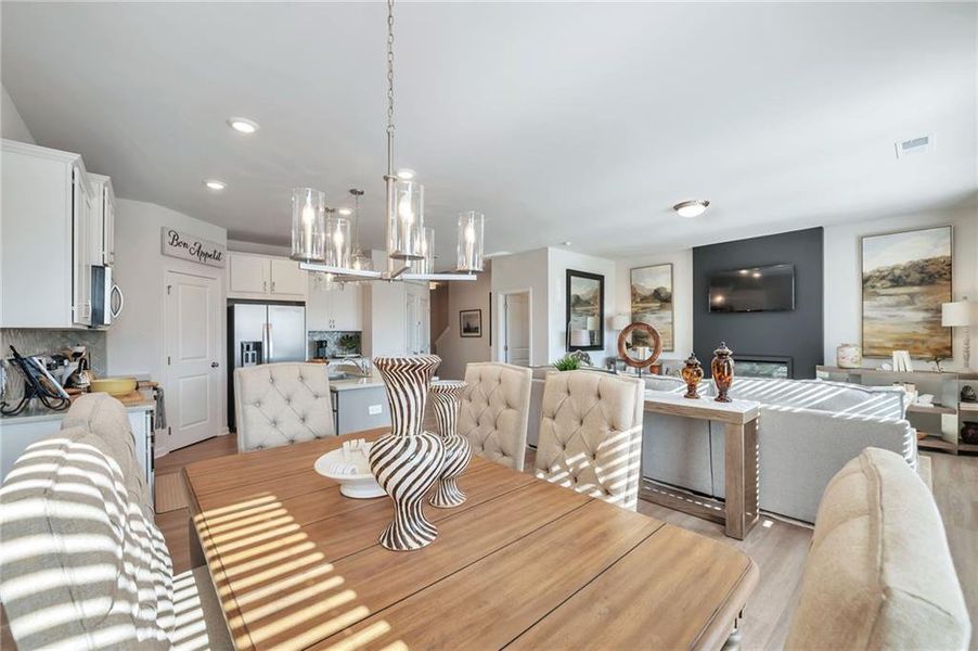 Furnished interior view inside a new home in , Calhoun (Image 10).