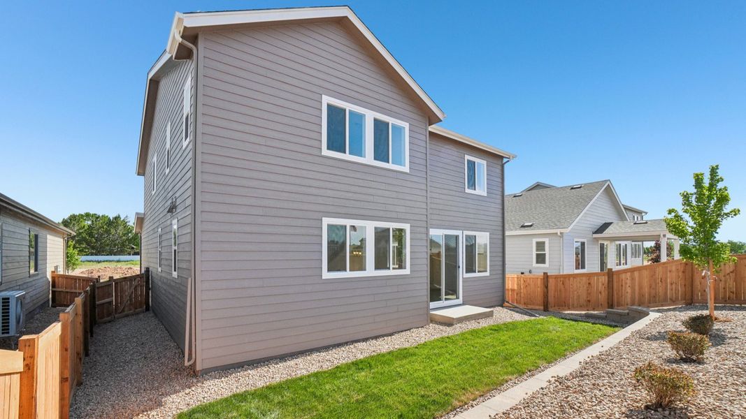 Exterior details and patio area of a home in Trevenna, Windsor (Image 4).