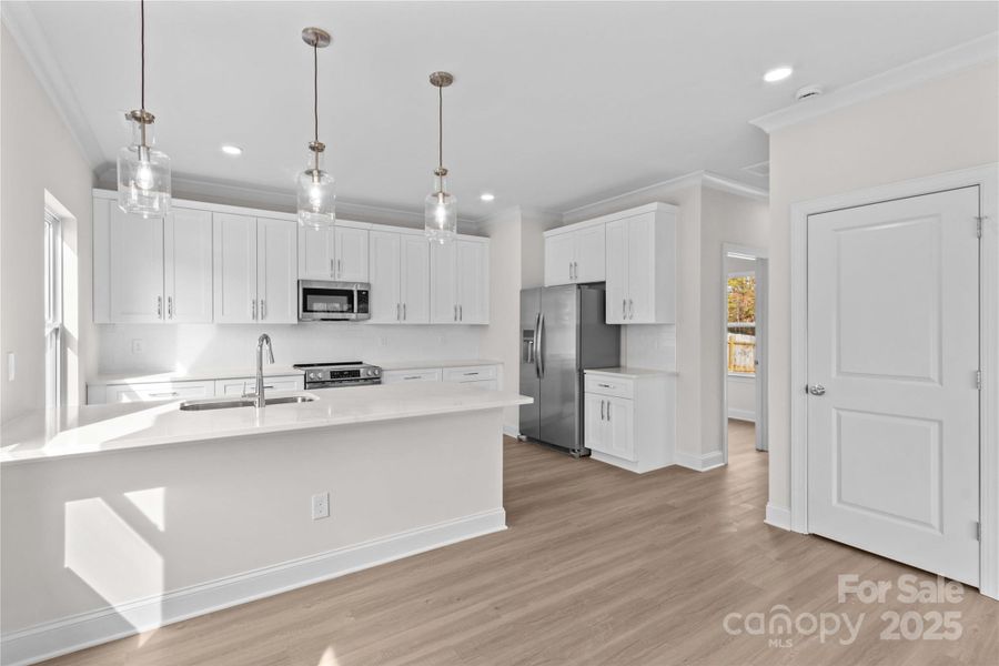 Furnished interior view inside a new home in , Statesville (Image 11). Furnished interior view inside a new home in , Statesville (Image 11).