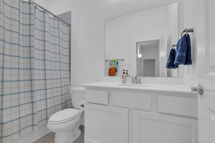 Furnished interior view inside a new home in The Highlands - 65', Porter (Image 15). Furnished interior view inside a new home in The Highlands - 65', Porter (Image 15).