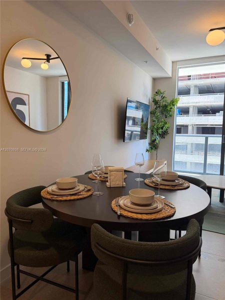 Furnished interior view inside a new home in , Miami (Image 12).