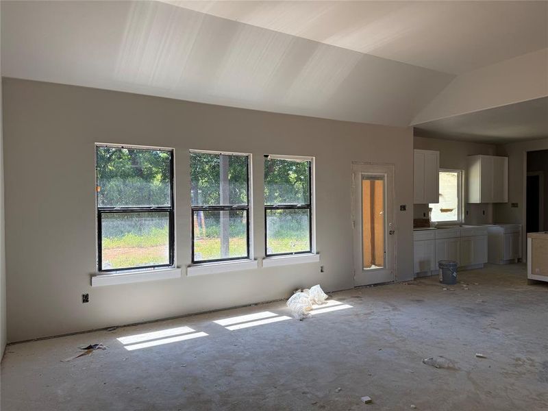 In-progress construction of a new home in Freeman Ranch, Weatherford, TX (Image 4).
