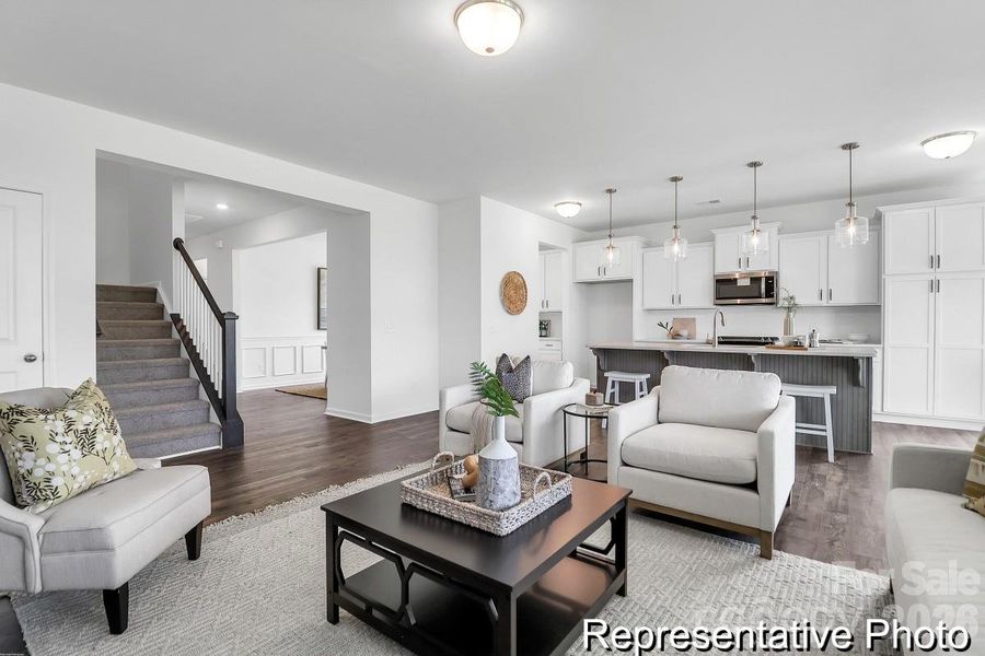 Furnished interior view inside a new home in Tillery Tradition, Mount Gilead (Image 2). Furnished interior view inside a new home in Tillery Tradition, Mount Gilead (Image 2).