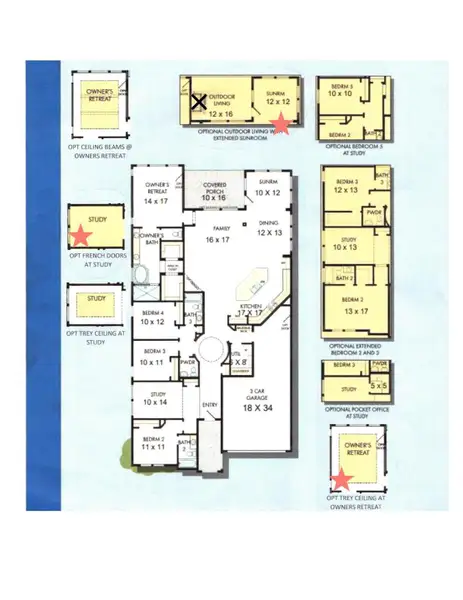 2D floor plan layout of this home in , Tomball, TX (Image 3).