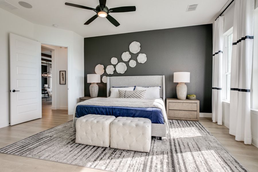 Representative furnished interior of a home built from the Bellaire by Sandlin Homes in Lakesong, Midlothian (Image 26). Representative furnished interior of a home built from the Bellaire by Sandlin Homes in Lakesong, Midlothian (Image 26).