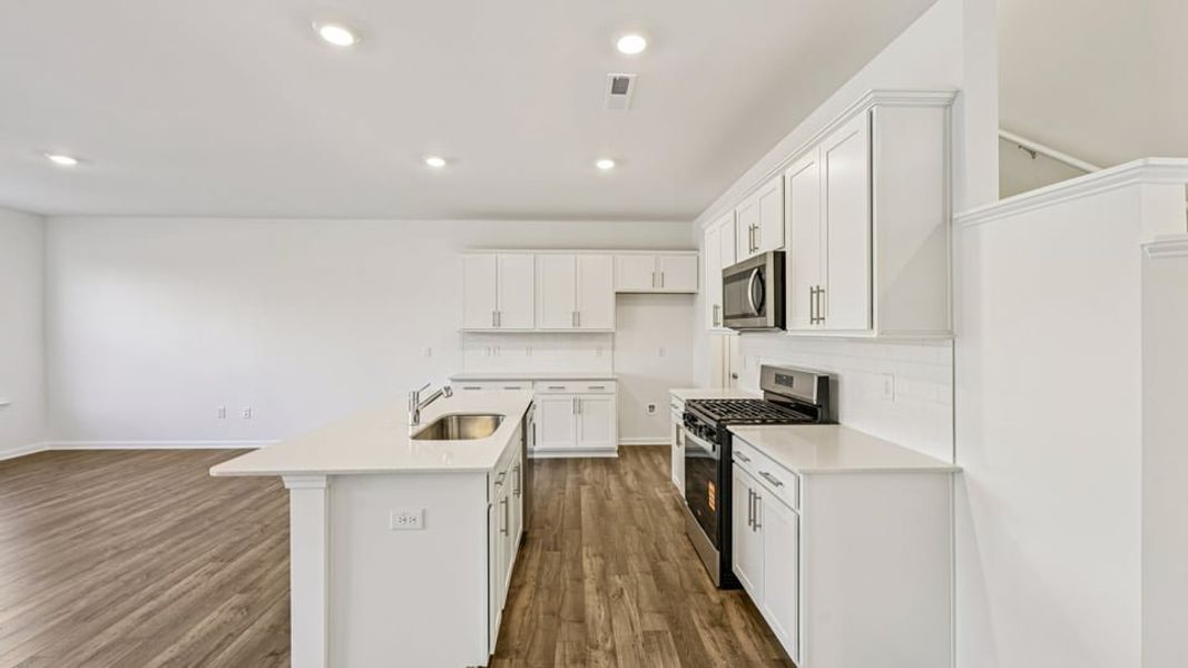 Furnished interior view inside a new home in Chapel Townes, Raleigh (Image 7).