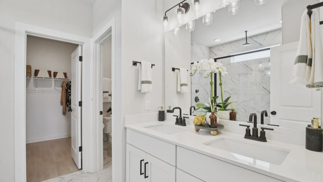 Furnished interior view inside a new home in Cottages of Bearwood, Mount Pleasant (Image 29).