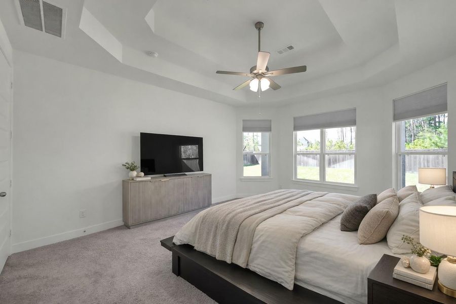 Furnished interior view inside a new home in , Montgomery (Image 19).