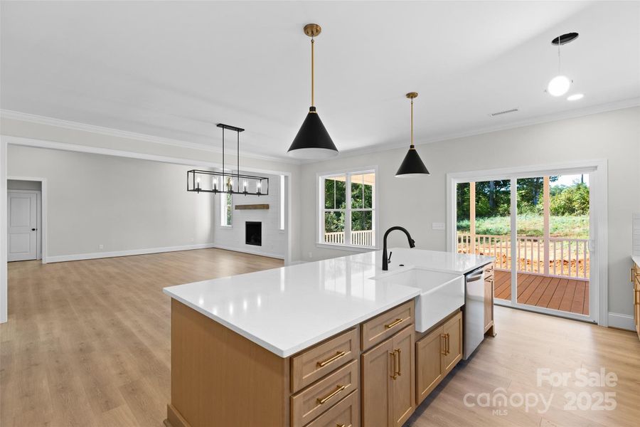 Furnished interior view inside a new home in , Advance (Image 6).