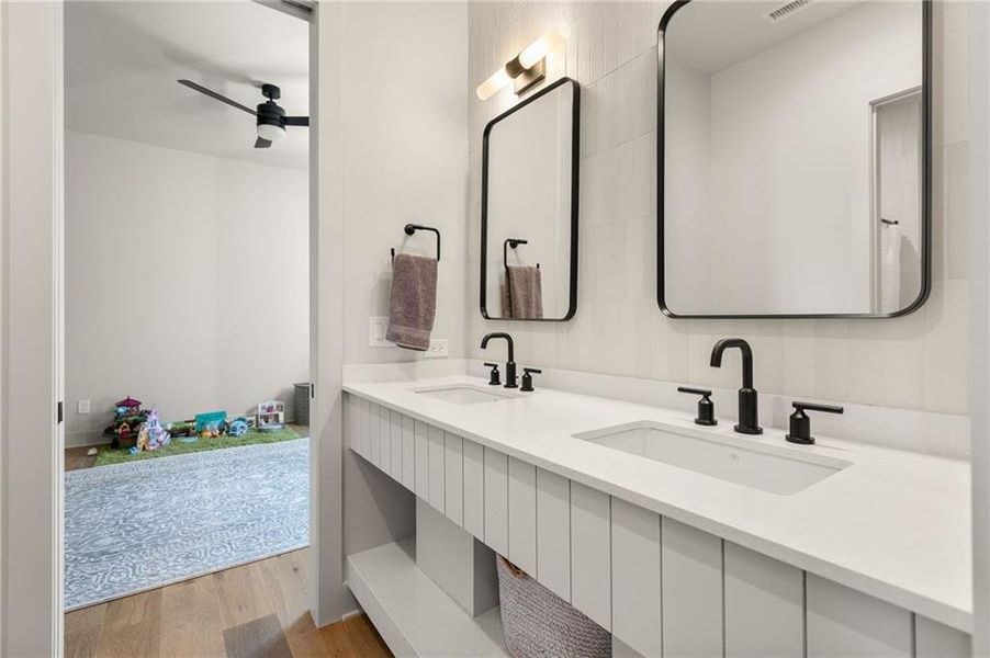 Furnished interior view inside a new home in , Chattahoochee Hills (Image 35).