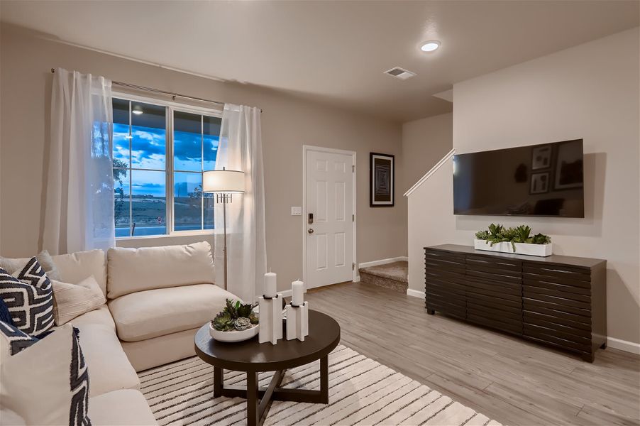 Great Room | Denali | Spring Valley | New Homes In Longmont, CO By Landsea Homes