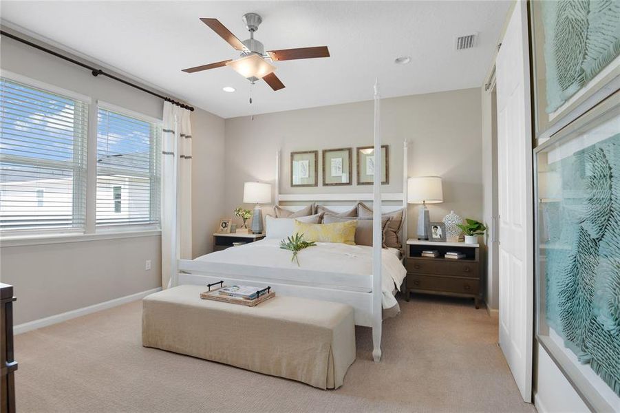 Furnished interior view inside a new home in Seminole Palms, Palm Coast (Image 17).
