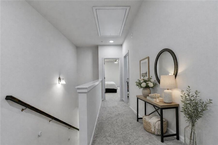 Furnished interior view inside a new home in , Sugar Hill (Image 7).