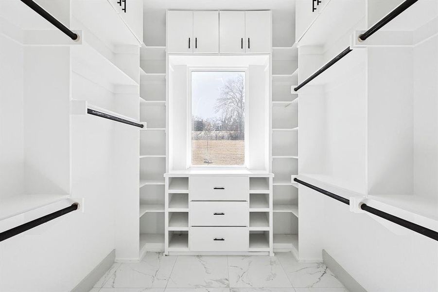 View of spacious closet