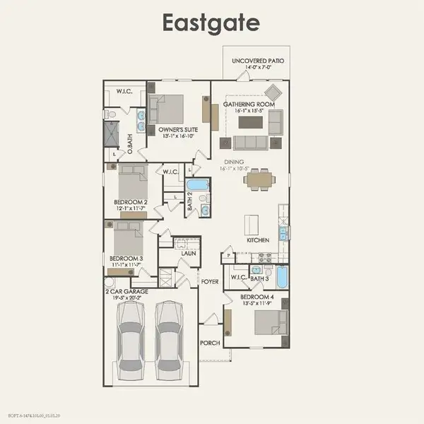 Floorplan layout of home