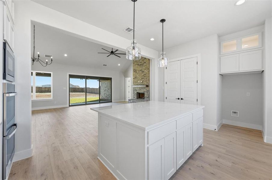 Furnished interior view inside a new home in Coyote Crossing, Godley (Image 9). Furnished interior view inside a new home in Coyote Crossing, Godley (Image 9).
