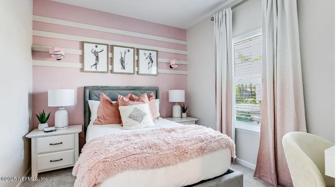 Furnished interior view inside a new home in Saddle Oaks: Saddle Oaks 50s, Jacksonville (Image 16).